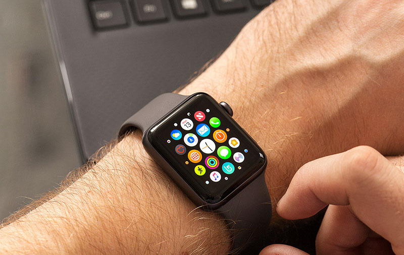 Đồng hồ thông minh Apple Watch S3 GPS, 38mm mặt nhôm, dây màu hồng Đồng hồ thông minh Apple Watch S3 GPS, 38mm mặt nhôm, dây màu hồng