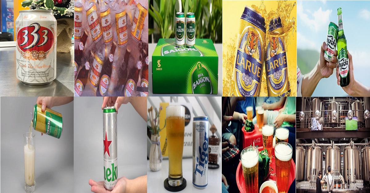 10 loại bia phổ biến tại Việt Nam mà du khách trong và ngoài nước nên dùng thử