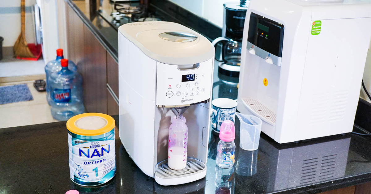 5 lợi ích cho bố mẹ hiện đại khi chọn mua máy pha sữa tự động thông minh