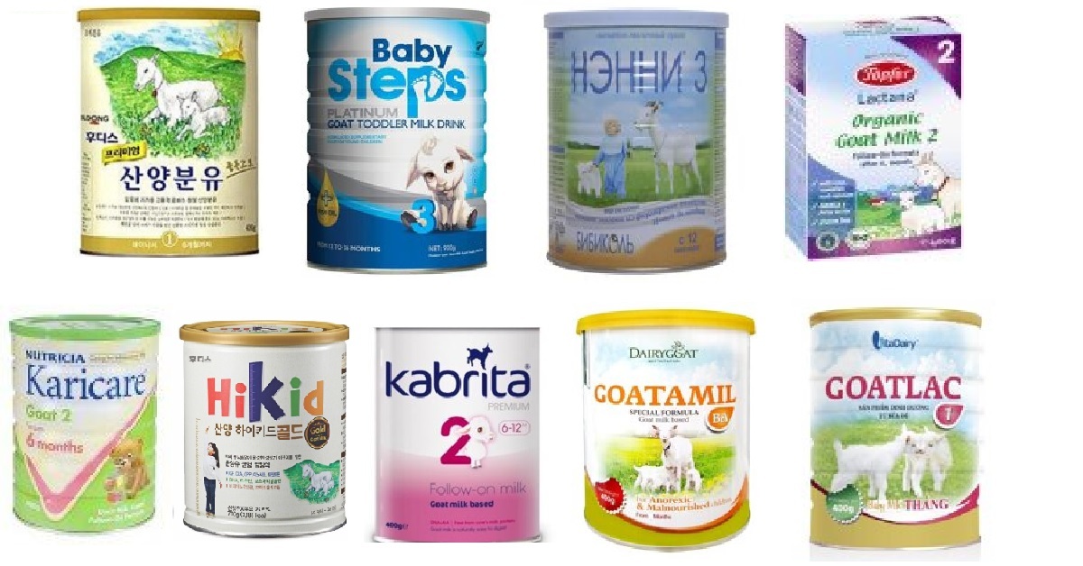 9 loại sữa dê công thức tốt cho bé và giá cả