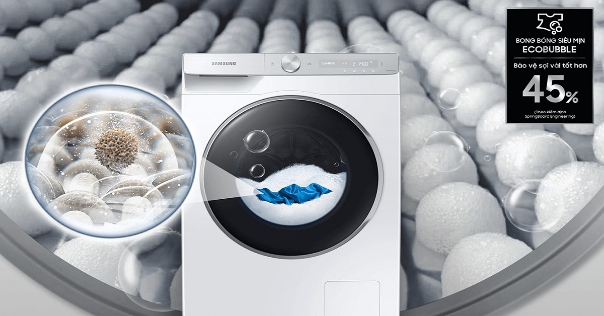 Các tính năng đáng chú ý của máy giặt Samsung Inverter 10kg WW10TA046AE/SV