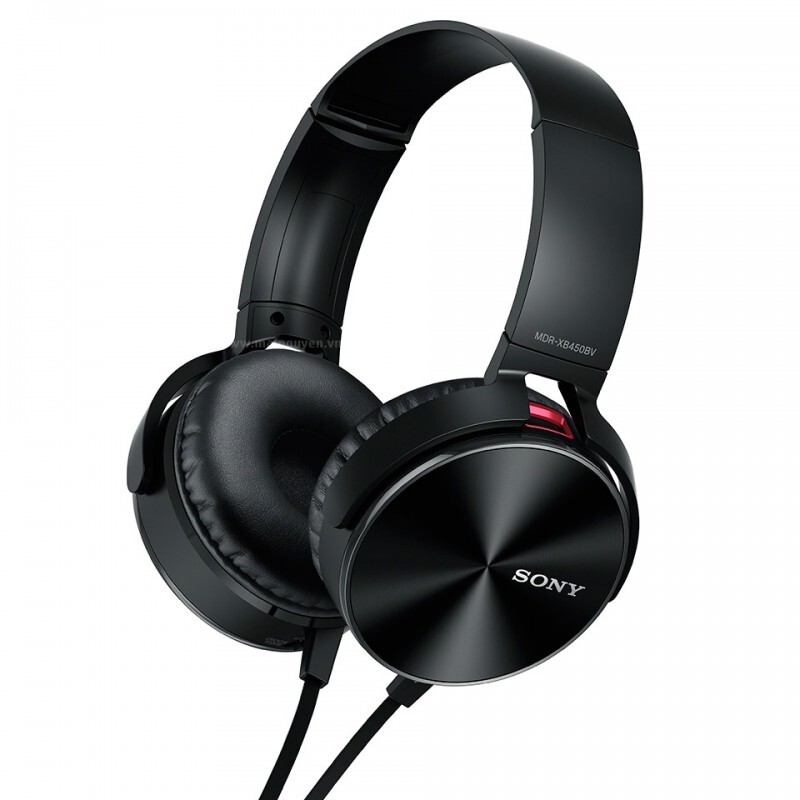 Đánh giá tai nghe chụp tai có dây tăng cường âm trầm Sony MDR-XB450BV (Đen)
