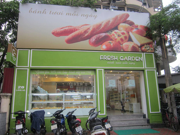 Địa chỉ cửa hàng Bánh ngọt Fresh Garden trên toàn quốc