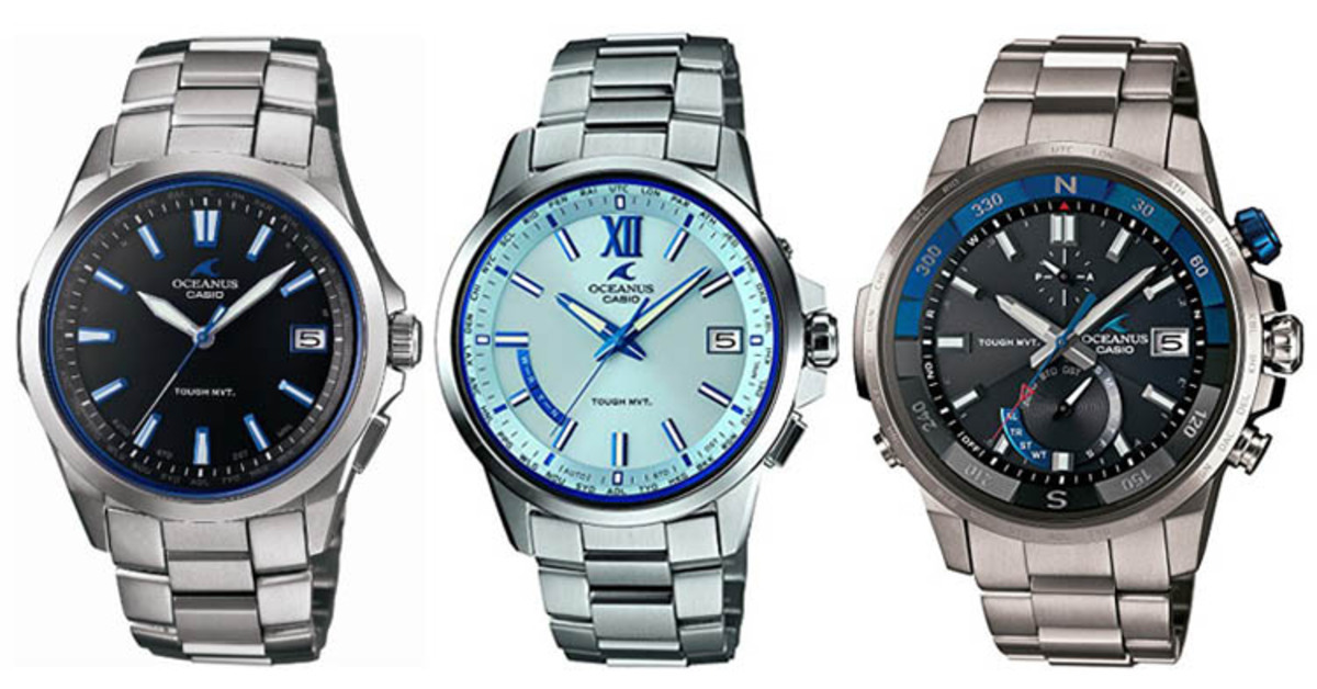 Đồng hồ nam casio chính hãng Oceanus – 5 lựa chọn được yêu thích nhất