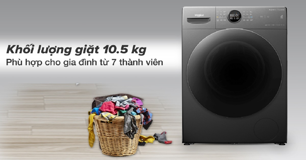 Gợi ý lựa chọn máy giặt Whirlpool chất lượng tốt, phù hợp 