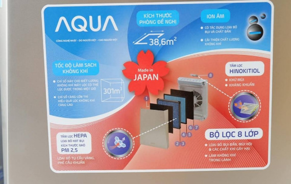 Hướng dẫn cách sử dụng máy lọc không khí Aqua chi tiết các chức năng