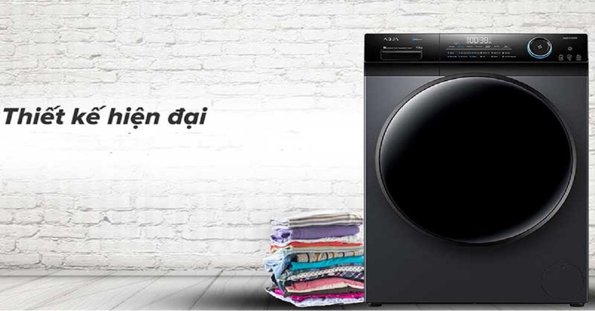 Máy giặt Aqua AQD-DD1102G.BK phù hợp với gia đình từ 7 thành viên