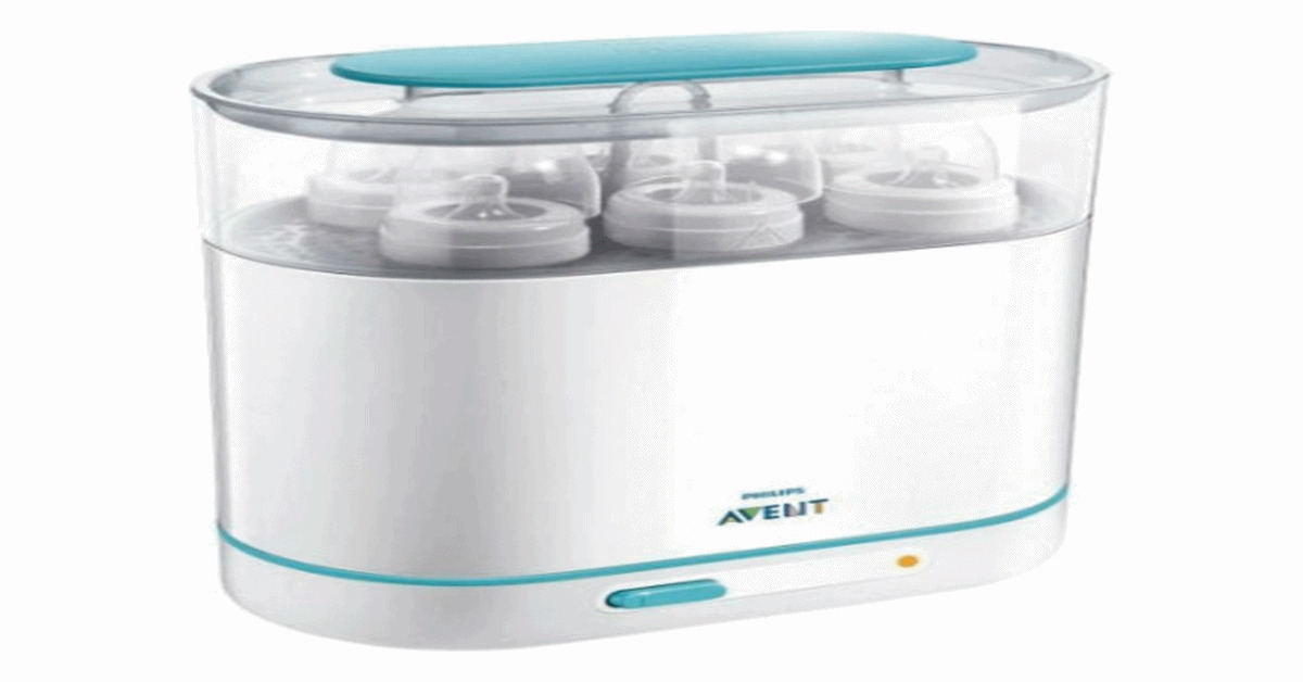 Máy tiệt trùng bình sữa Avent 3 trong 1 – diệt sạch vi khuẩn hiệu quả chỉ trong 6 phút