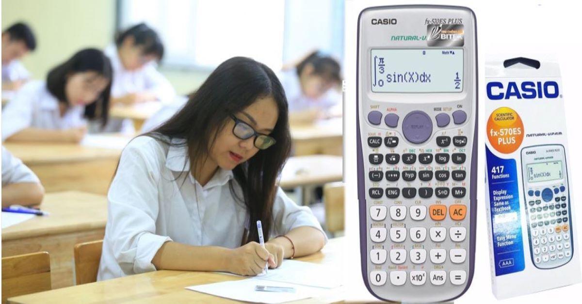 Máy tính Casio 570 ES trợ thủ đắc lực cho học sinh, sinh viên