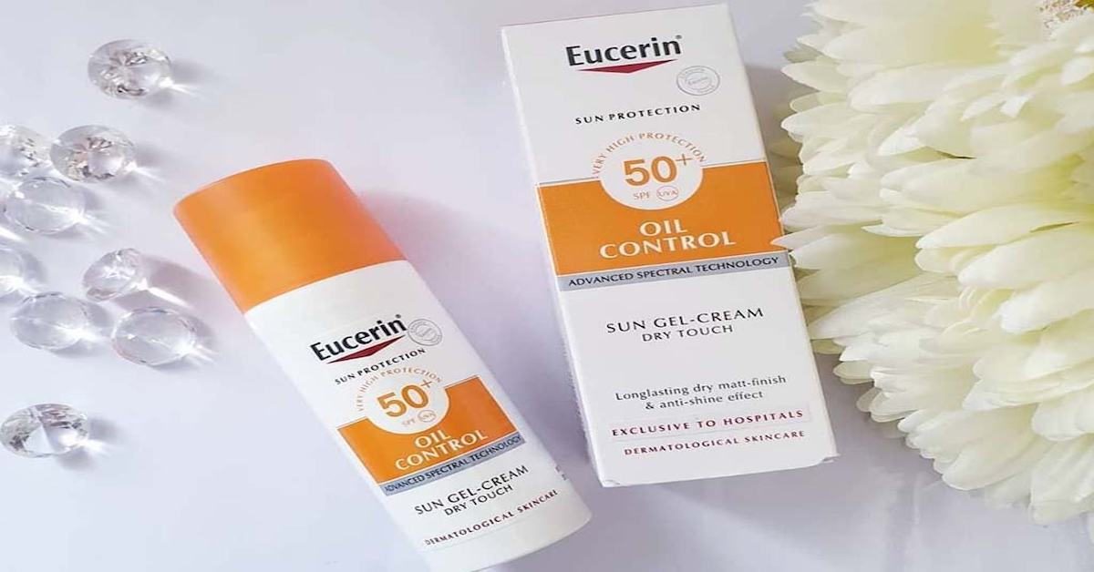 Review kem chống nắng Eucerin Sun Gel Creme Oil Control SPF 50+ hot của Eucerin