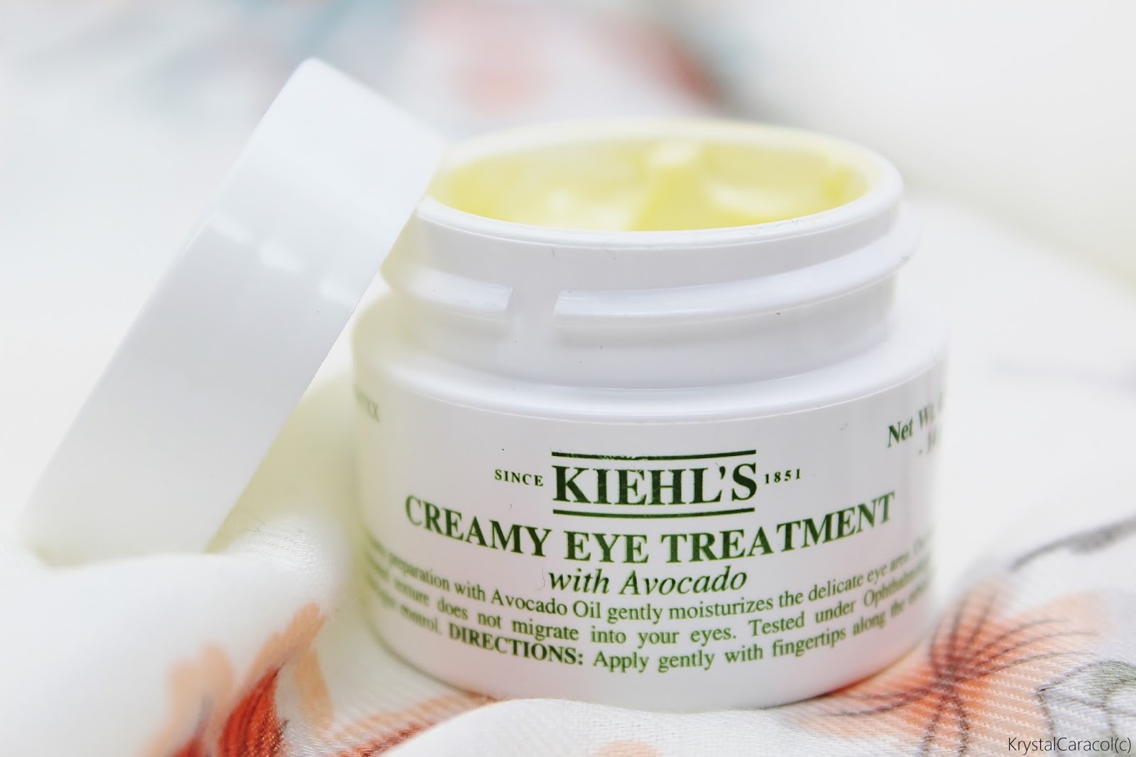 Review kem dưỡng mắt Kiehl's Creamy Eye Treatment with Avocado