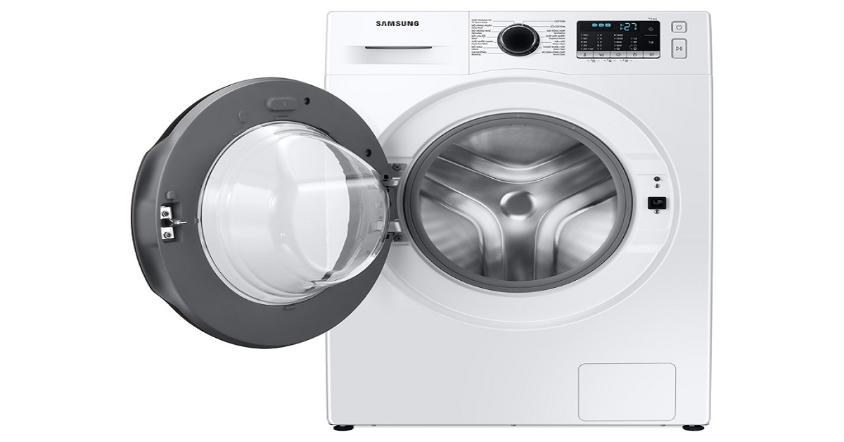 Review máy giặt Samsung Inverter 10kg WW10TA046AE/SV
