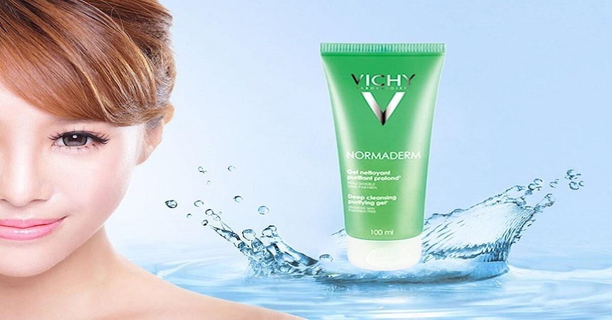 Review sữa rửa mặt Vichy Normaderm Deep Cleansing Purifying Gel