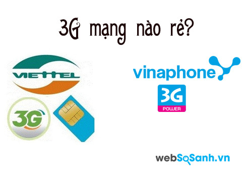 So sánh gói cước 3G của Viettel và Vinaphone