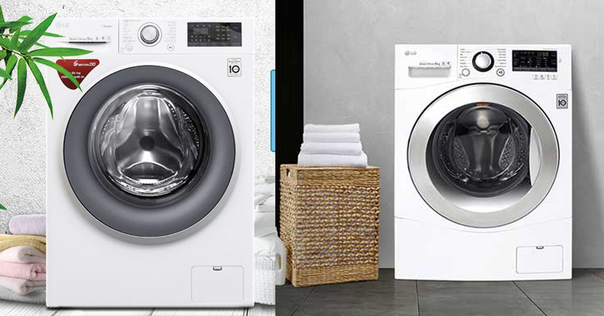 So sánh máy giặt LG FC1409S3W và LG FC1409S2W