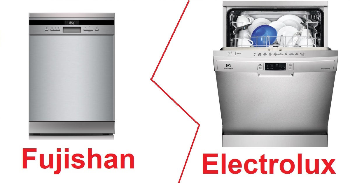 So sánh máy rửa bát Fujishan và Electrolux: máy rửa bát loại nào tốt?