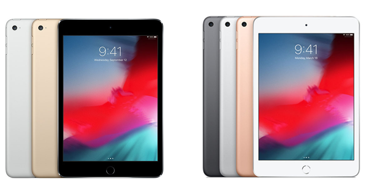 So sánh sự khác nhau giữa iPad Mini 5 (2019) và iPad Mini 4 (2019)