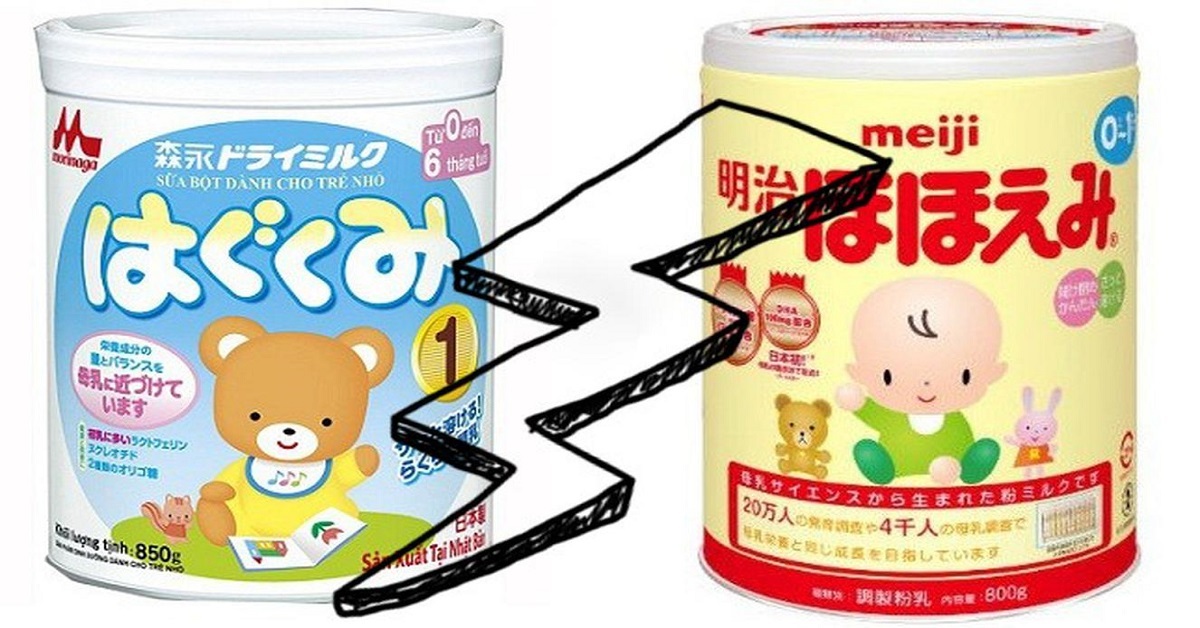 So sánh sữa Meiji và Morinaga của Nhật loại nào tốt hơn?