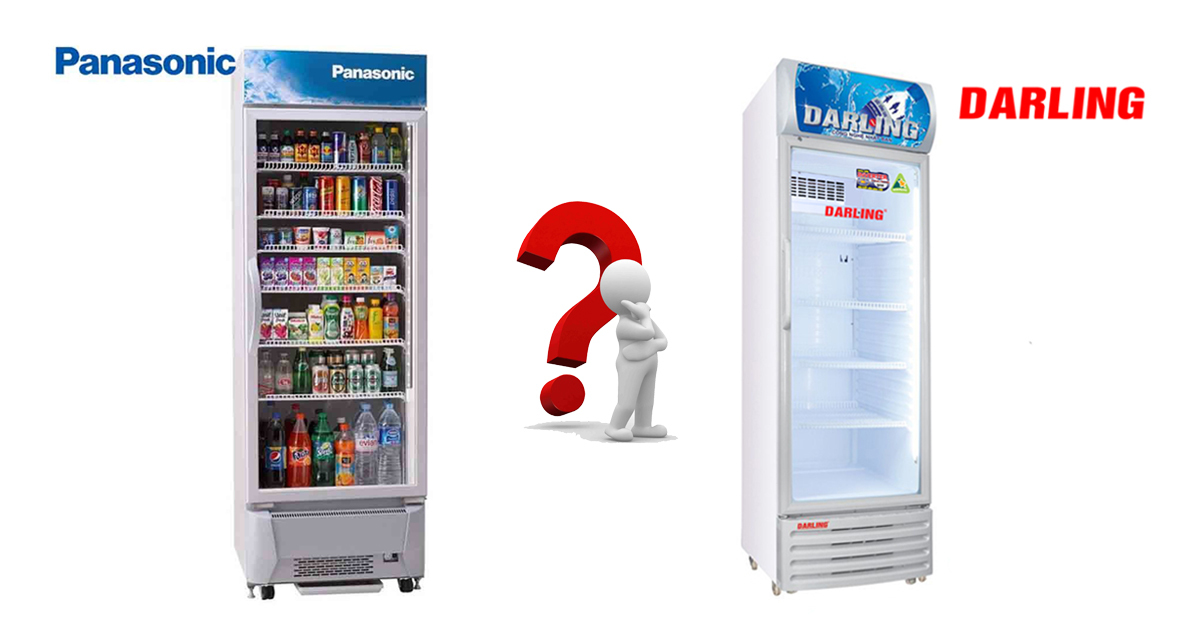 So sánh tủ mát Panasonic và Darling: nên chọn mua tủ mát nào tốt?