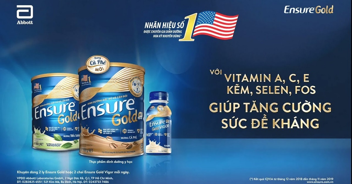 Sữa Ensure Gold 850g: Các loại, công dụng, lưu ý khi dùng