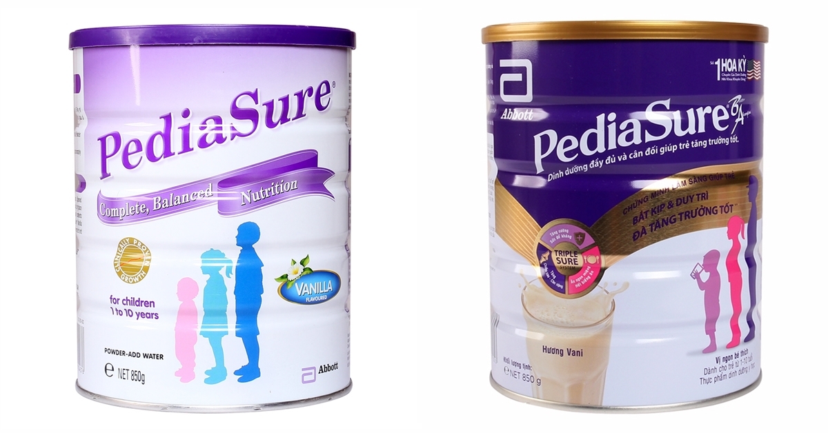 Sữa Pediasure Mỹ và Úc có gì khác nhau?