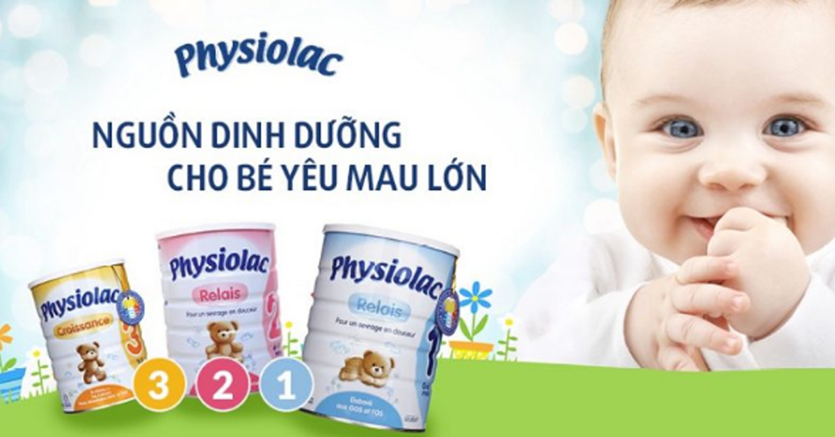 Sữa Physiolac có tốt không? Có tăng cân không? Giá sữa bột Physiolac rẻ nhất bao nhiêu tiền?