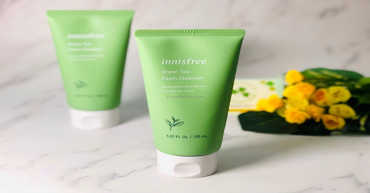 Sữa rửa mặt Innisfree trà xanh dành cho da mụn