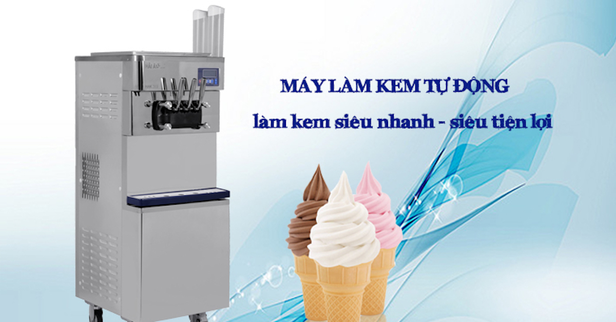 Tìm hiểu thông tin chi tiết về máy làm kem tự động