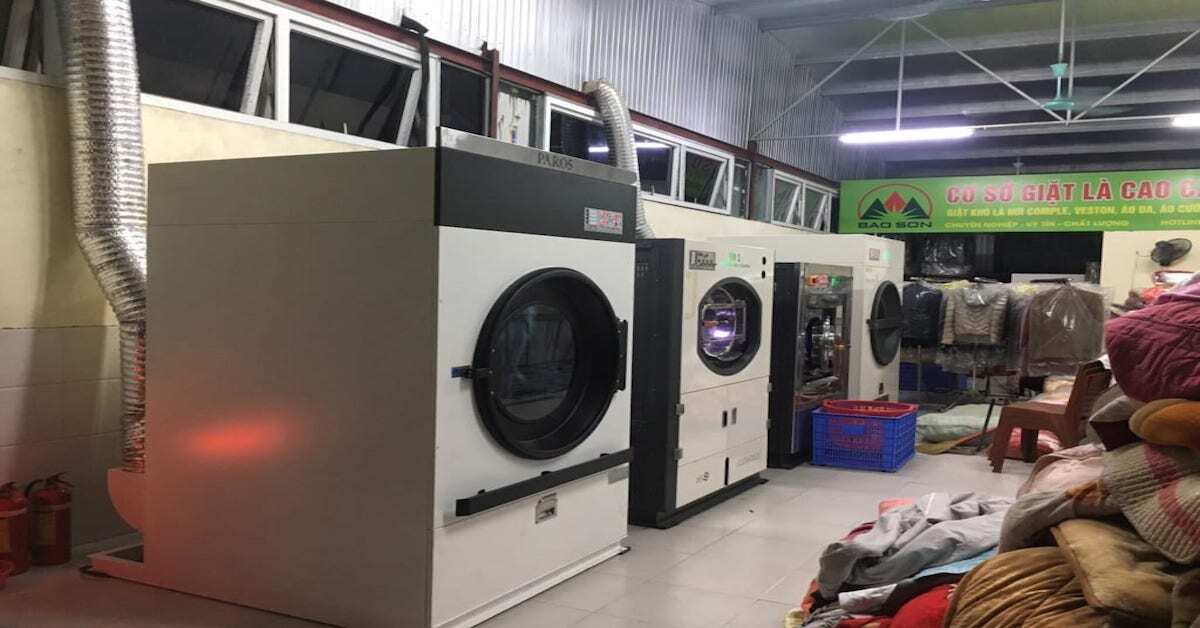 Top 3 máy giặt công nghiệp 15kg phổ biến hiện nay