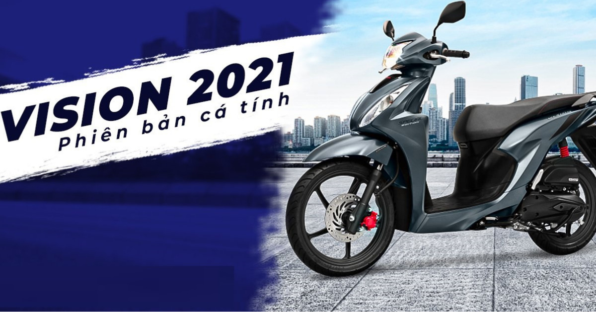 Honda Vision 2021 có gì đặc biệt mà làm chị em điêu đứng  Vỏ xe máy