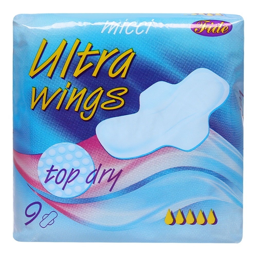 Băng vệ sinh siêu khô thoáng Micci ultra wing Top Dry