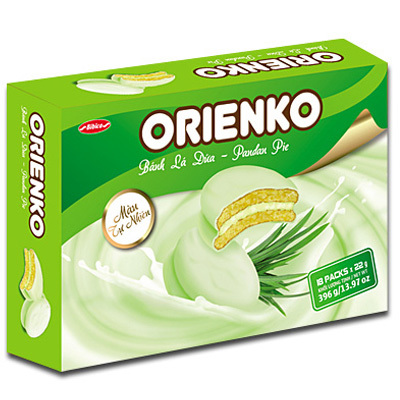 Bánh lá dứa Orienko 396g