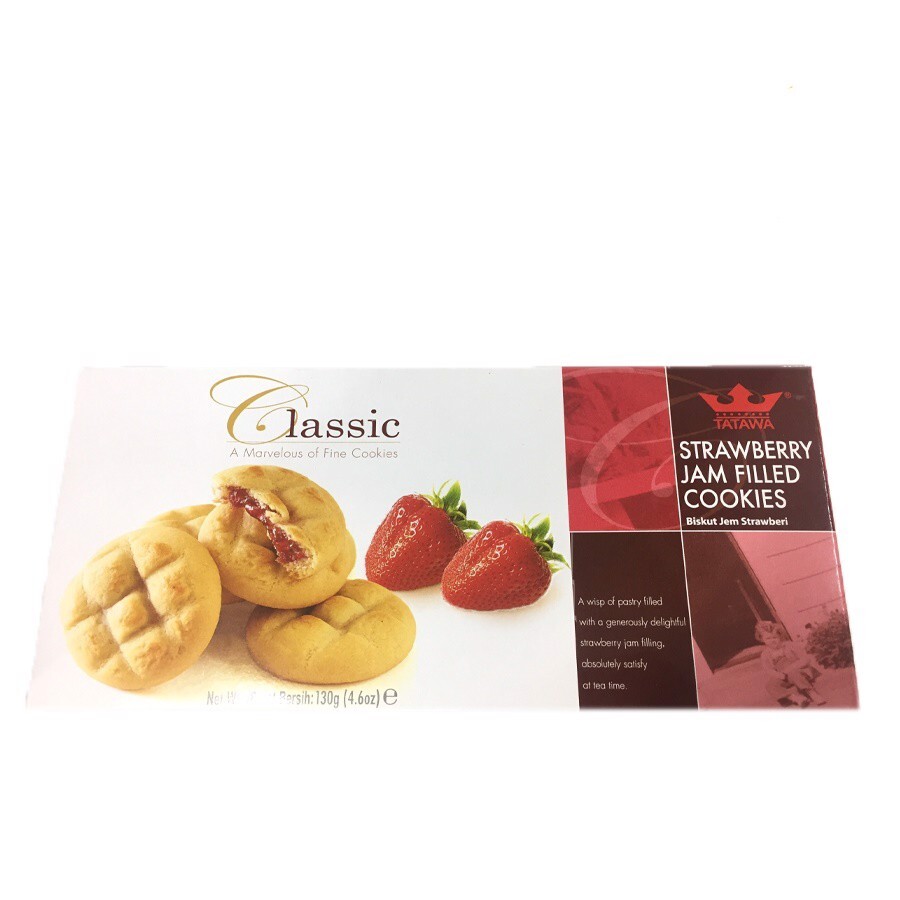 Bánh Quy Classic Strawberry Jam Filled Cookies 130g Chính Hãng Giá Rẻ 6023