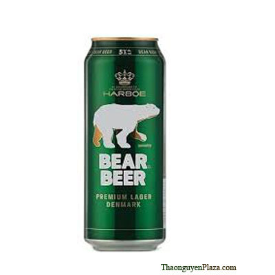 Bia Gấu Đức Bear Beer Premium Lager lon 500ml 5%