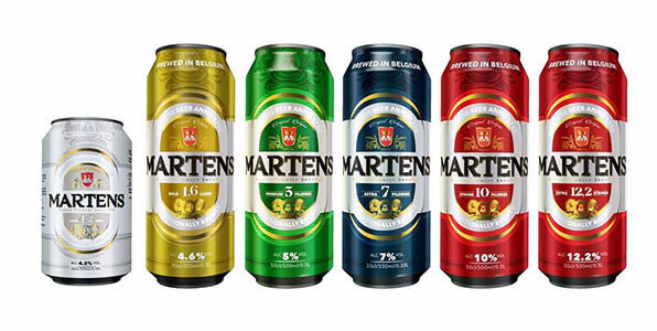 Bia Martens Gold 4,6% – lon 500ml, thùng 24 lon
