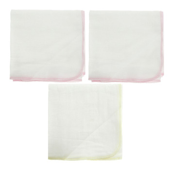 Bộ 3 khăn tắm gạc 3 Lớp Nanio A0194 85x85Cm