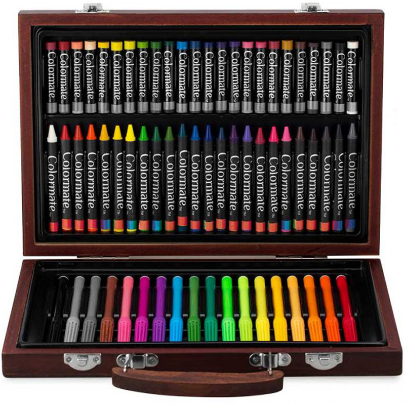 Bộ bút màu Colormate CM-84PLS – Hộp nhựa