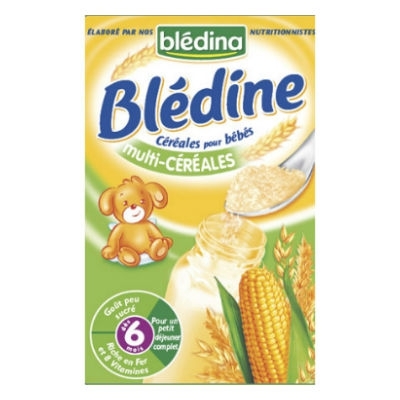 Bột ngũ cốc ăn dặm pha sữa Bledina vị tổng hợp – 500g