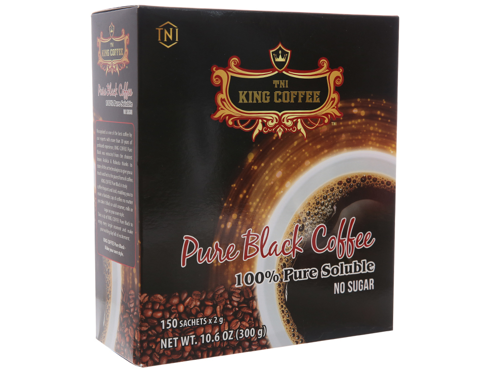 Cà phê đen hòa tan TNI King Coffee Pure Black Coffee – 300g