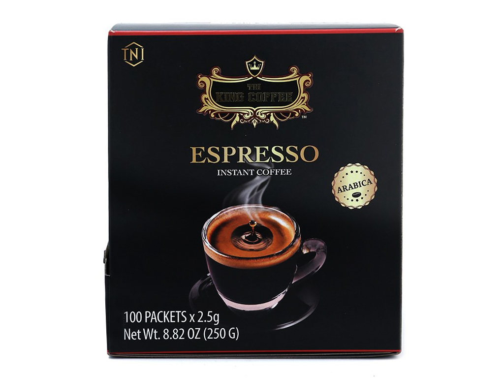 Cà phê đen TNI King Coffee Espresso – 250g