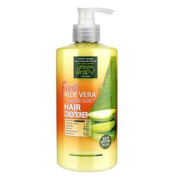 Dầu xả cho tóc hư tổn từ nha đam GREEN GRAPHY Fresh Aloe Vera Damage Care Hair Conditioner 500ml