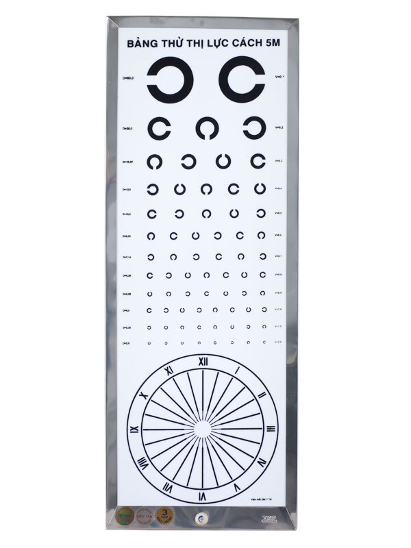 Đèn đo thị lực chữ C