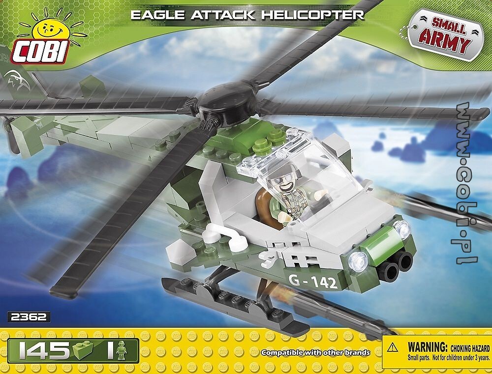 Đồ chơi lắp ráp trực thăng chiến đấu Cobi 2362