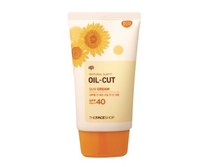 Kem chống nắng The Face Shop Natural Sun eco Oil-Cut Sun Cream