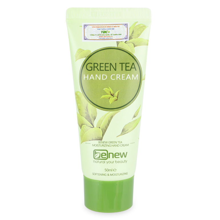 Kem dưỡng da tay cao cấp 50ml Benew Green Tea Hand Cream