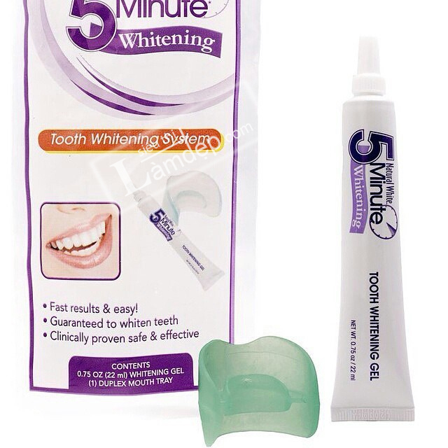 Kem làm trắng răng 5 phút LORNAMEAD Natural White 5 Minute Tooth Whitening System