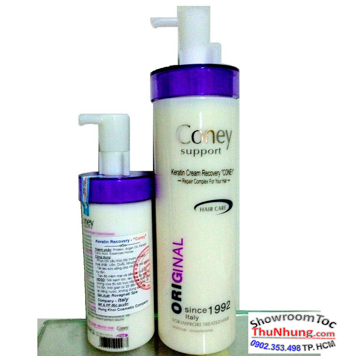Kem phục hồi tóc hư tổn Keratin Coney Recovery Cream 780ml