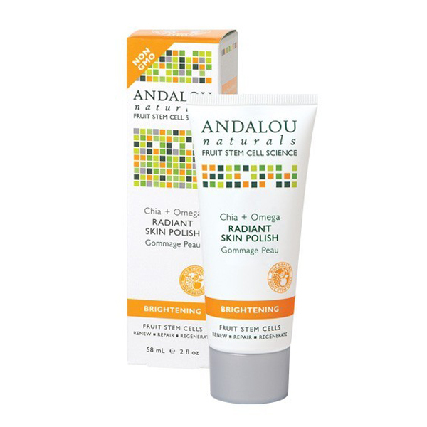 Kem tẩy tế bào chết Andalou Naturals Chia + Omega Radiant Skin Polish 58ml