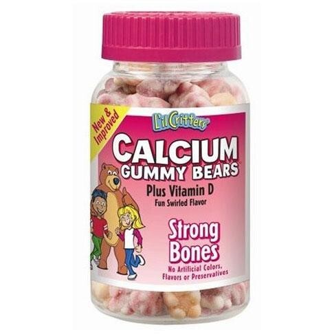 Kẹo dẻo Calcium Gummy Bears & Vitamin D – 150 viên