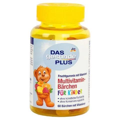 Kẹo gấu Das Gesunde Plus 60 viên – bổ sung vitamin tổng hợp cho bé